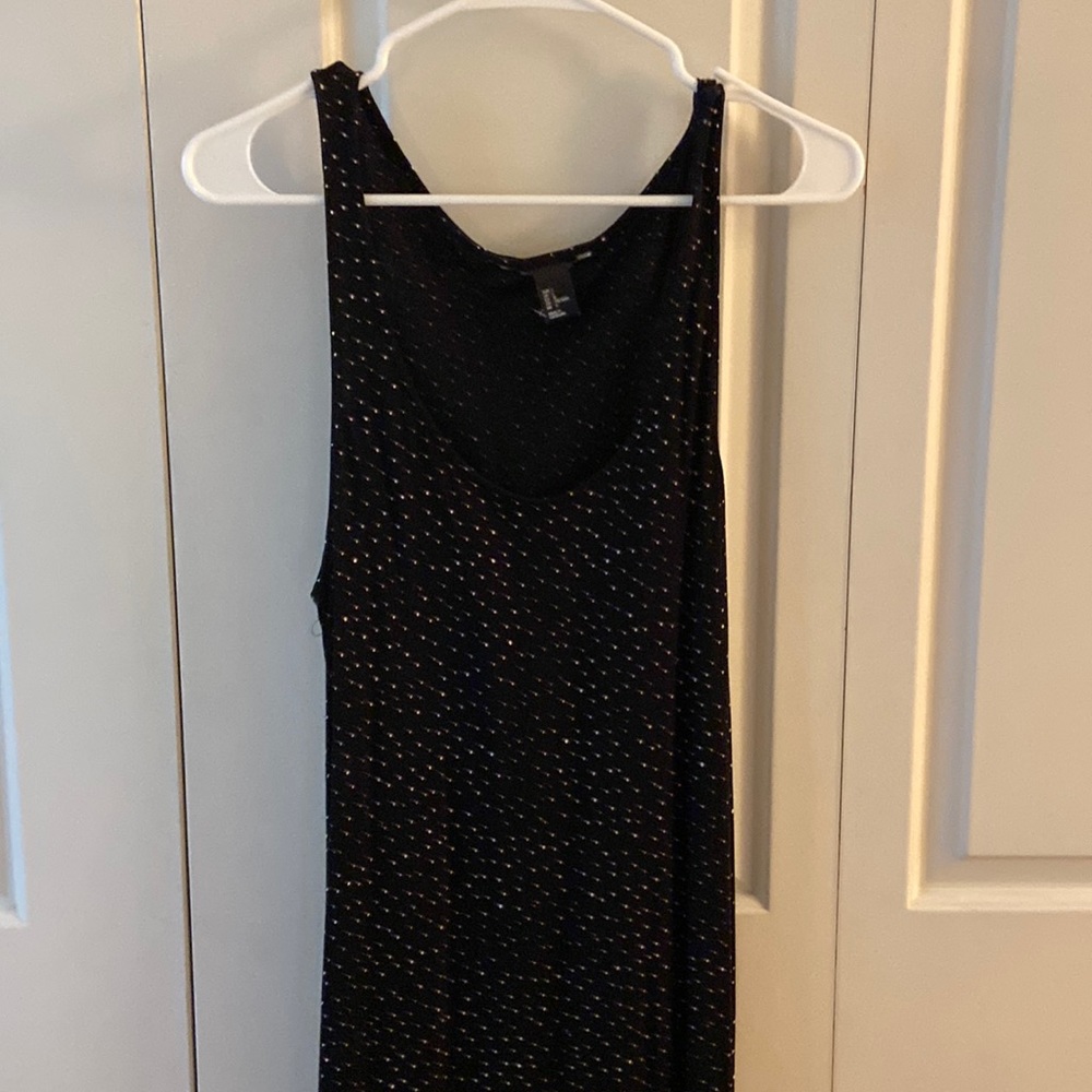 NWOT black maxi dress- PERFECT condition!!